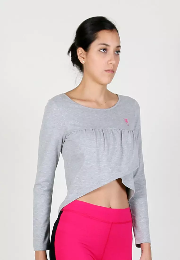 Women Overlap Long Sleeve Top