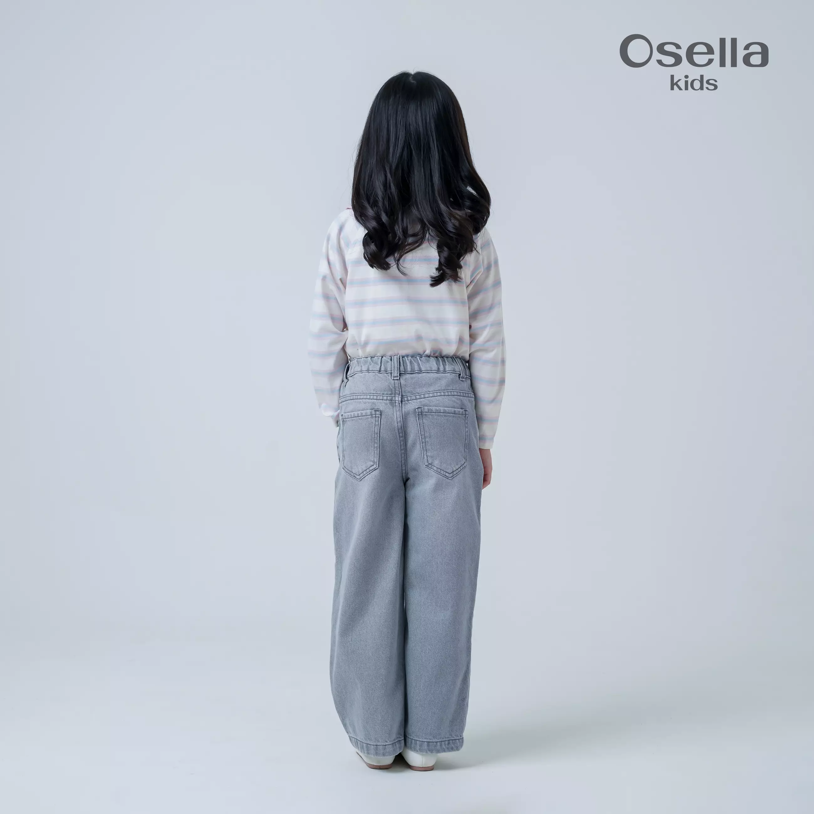 Osella Kids Ellies Straight Fit Jeans 238O660141 | Celana Denim Anak Perempuan