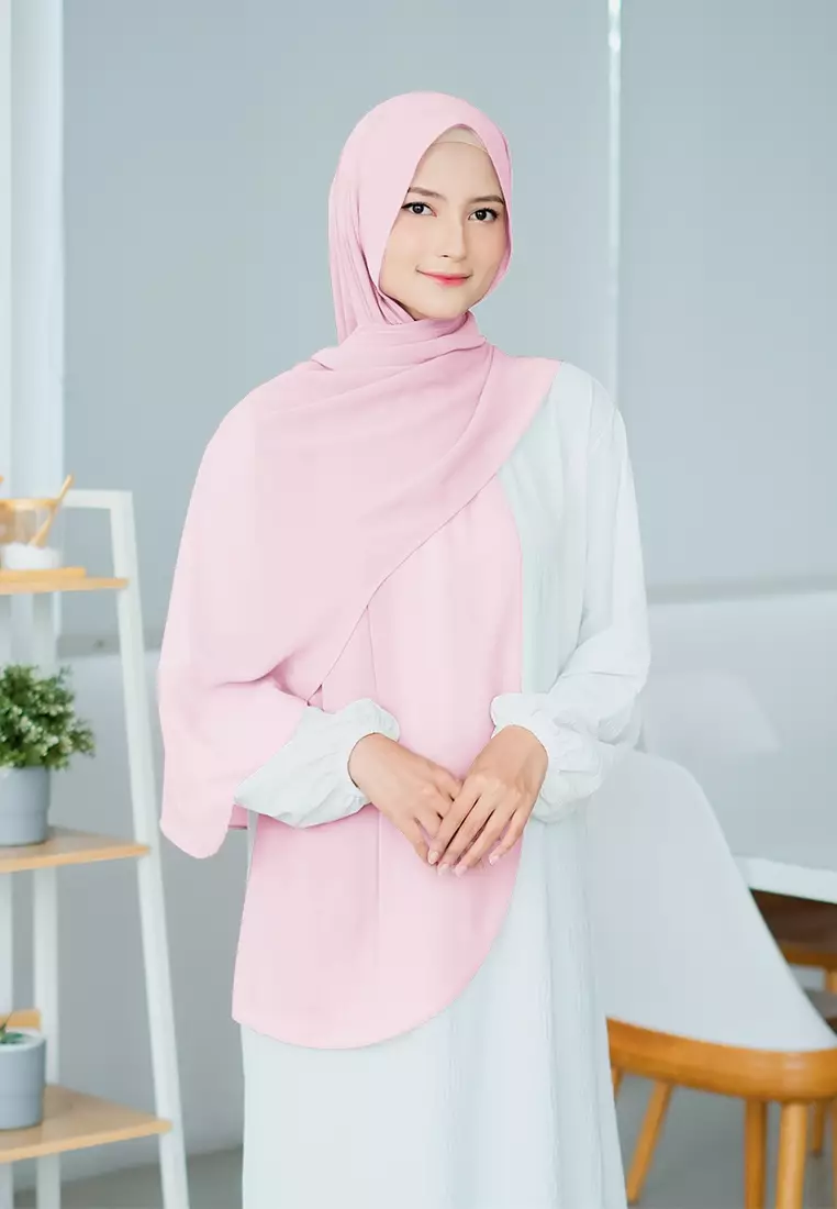 HIJAB INSTAN SAFFA - BABY PINK