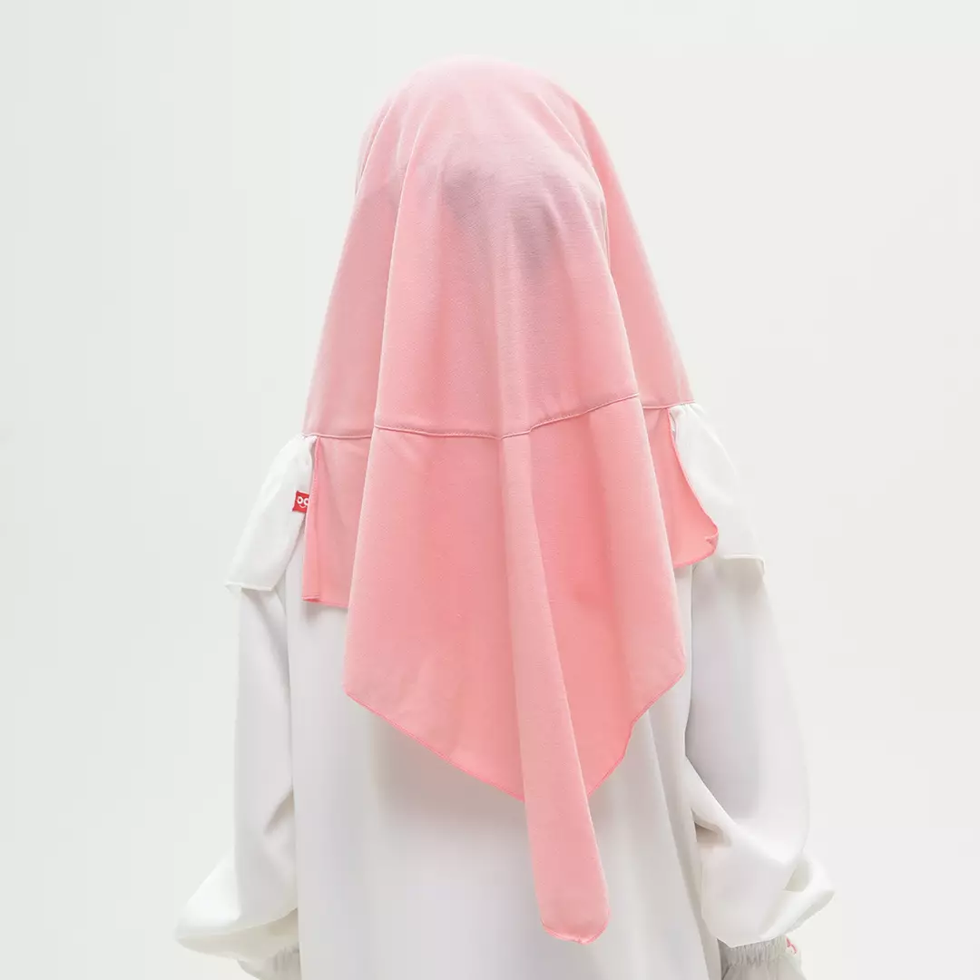 Rabbani - Kerudung Instan Anak Bani Batuta Krukid Diyas Exclusive - Apricot Blush M (7-8th)
