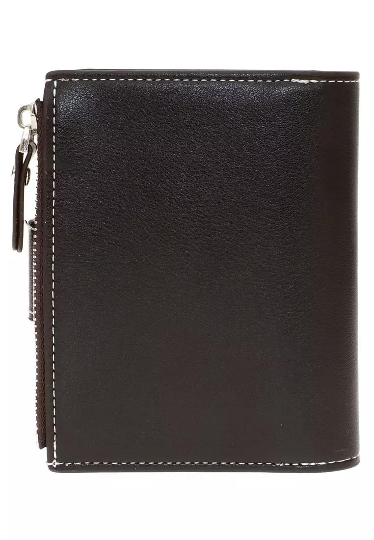 Dompet Kartu Pria Model Lipat Kasual Men's Card Wallet Anti Theft Material Leather ORIGINAL