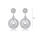 Glamorousky white Simple Vintage Geometric Round Earrings with Cubic Zirconia 9024EACCF16F1FGS_2