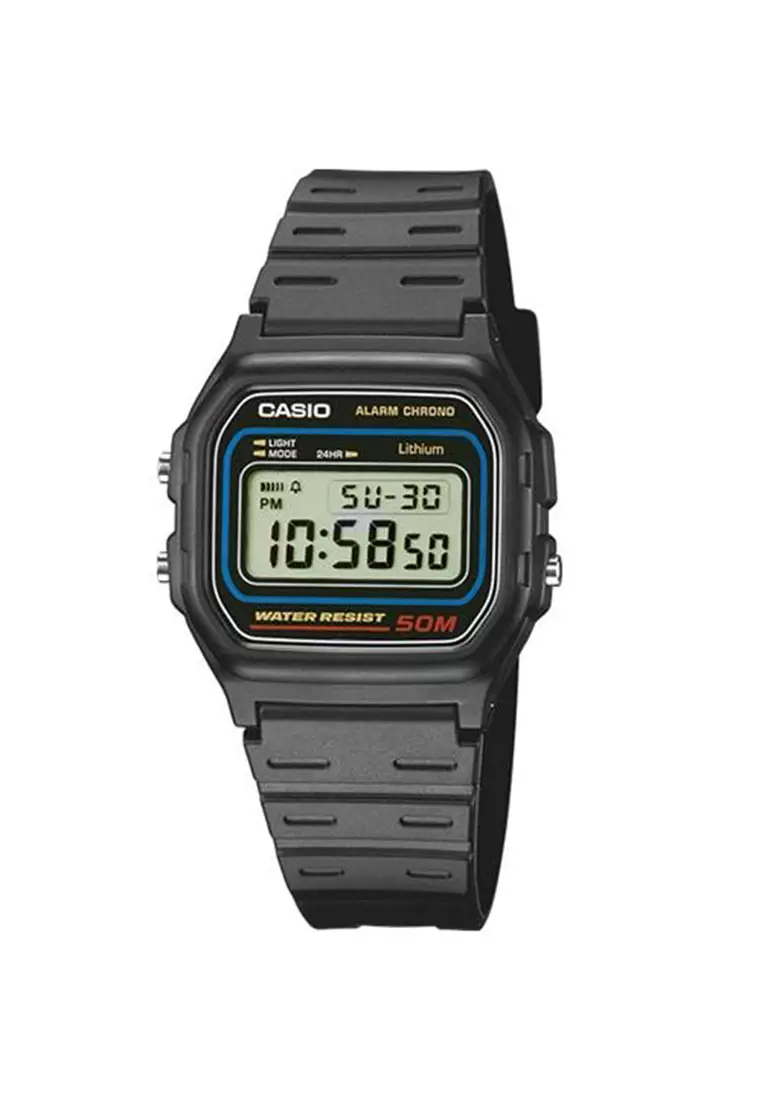 Casio alarm chrono on sale water resist 50m