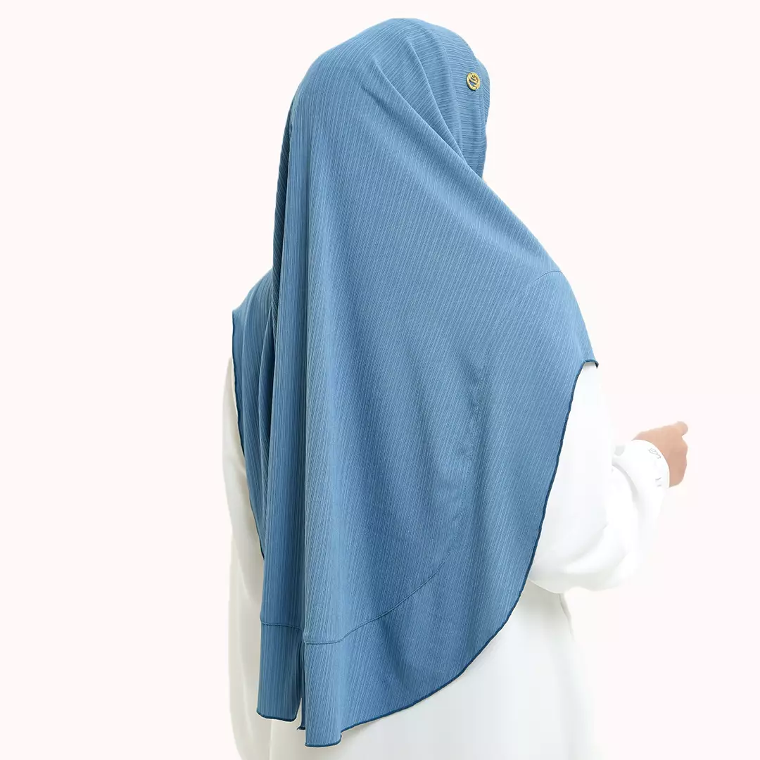 Rabbani - Kerudung Instan Muslim Wanita Laxeda Exclusive XL - Blue Denim