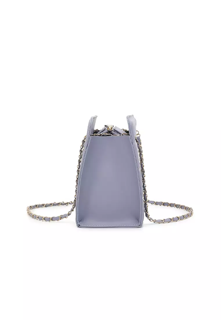 Women's Top Handle Bag / Sling Bag / Crossbody Bag - Purple