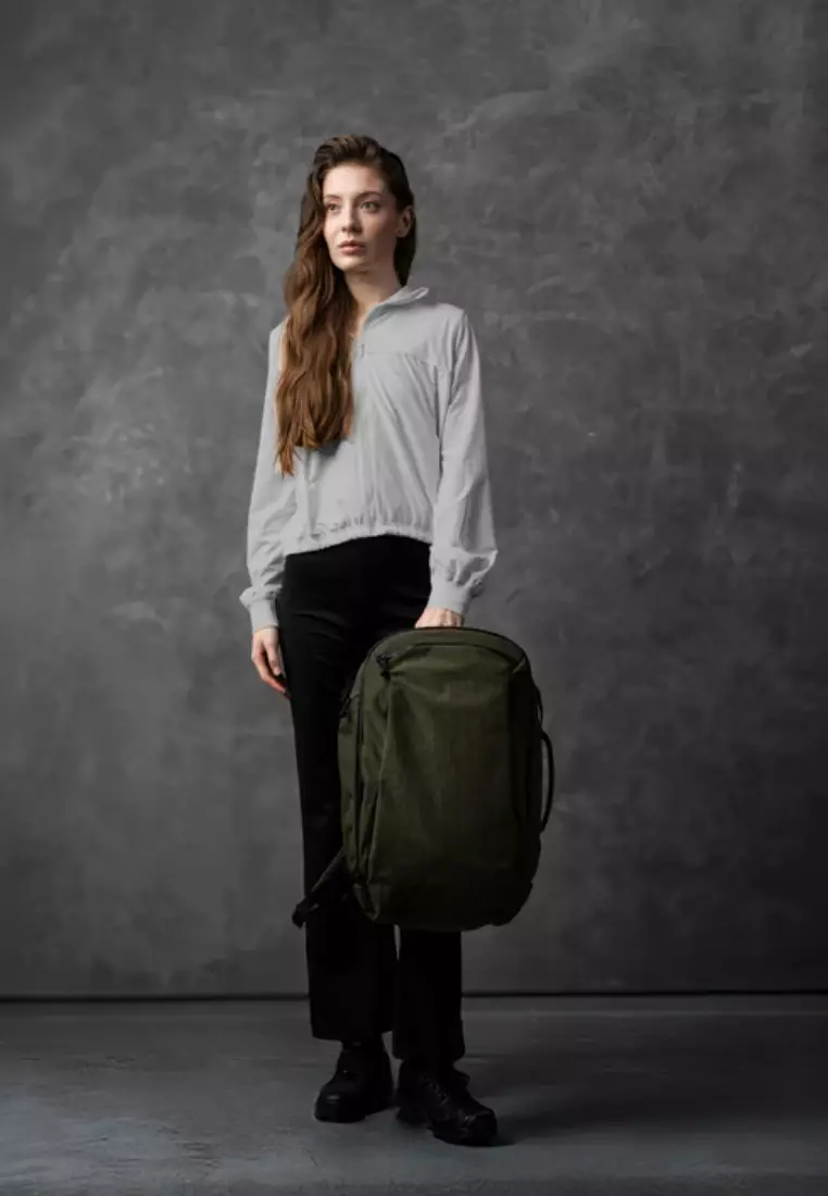 ALPAKA Traverse Backpack 30L Premium Travel Backpack Kapasitas 30L Green Axoflux