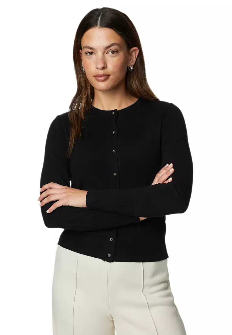Buy MARKS SPENCER M S Crew Neck Button Front Cardigan T38 5740