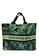 EGLANTINE black and green EGLANTINE® X 2D4O® - "Staycation Bag" Wrinkle Free Canvas Tote Bag F4A58ACB96D558GS_5