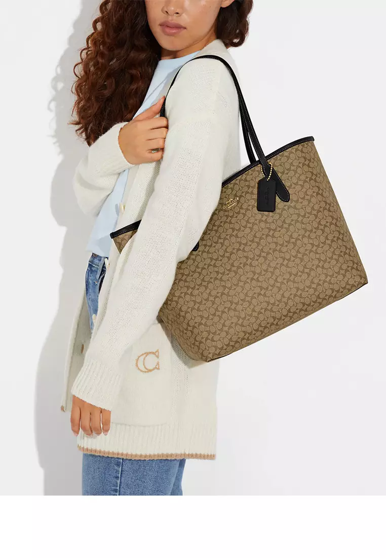 Buy Coach City Tote In Signature Canvas Online Zalora Philippines