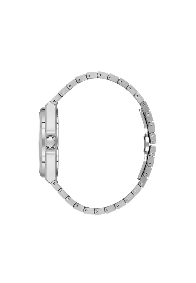 Men Analog Silver Stainless Steel Watch DK.1.14150-3