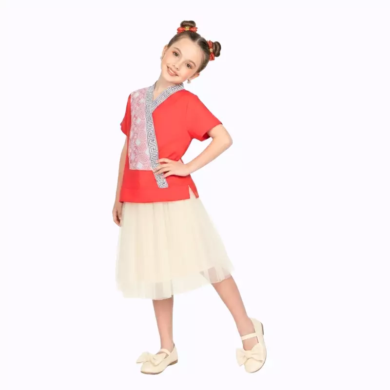 Rok Tulle Anak Perempuan - Bhatara Batik Cinderella Skirt - Rok Tutu Midi Modern
