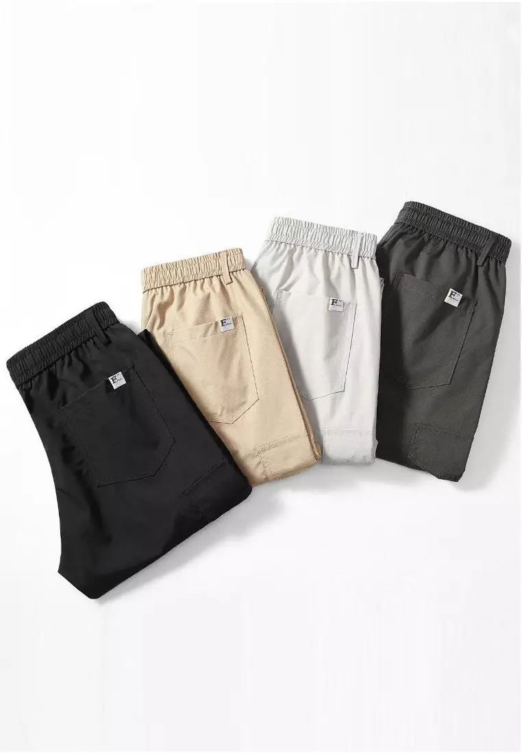 Drawstring Casual Cargo Pants
