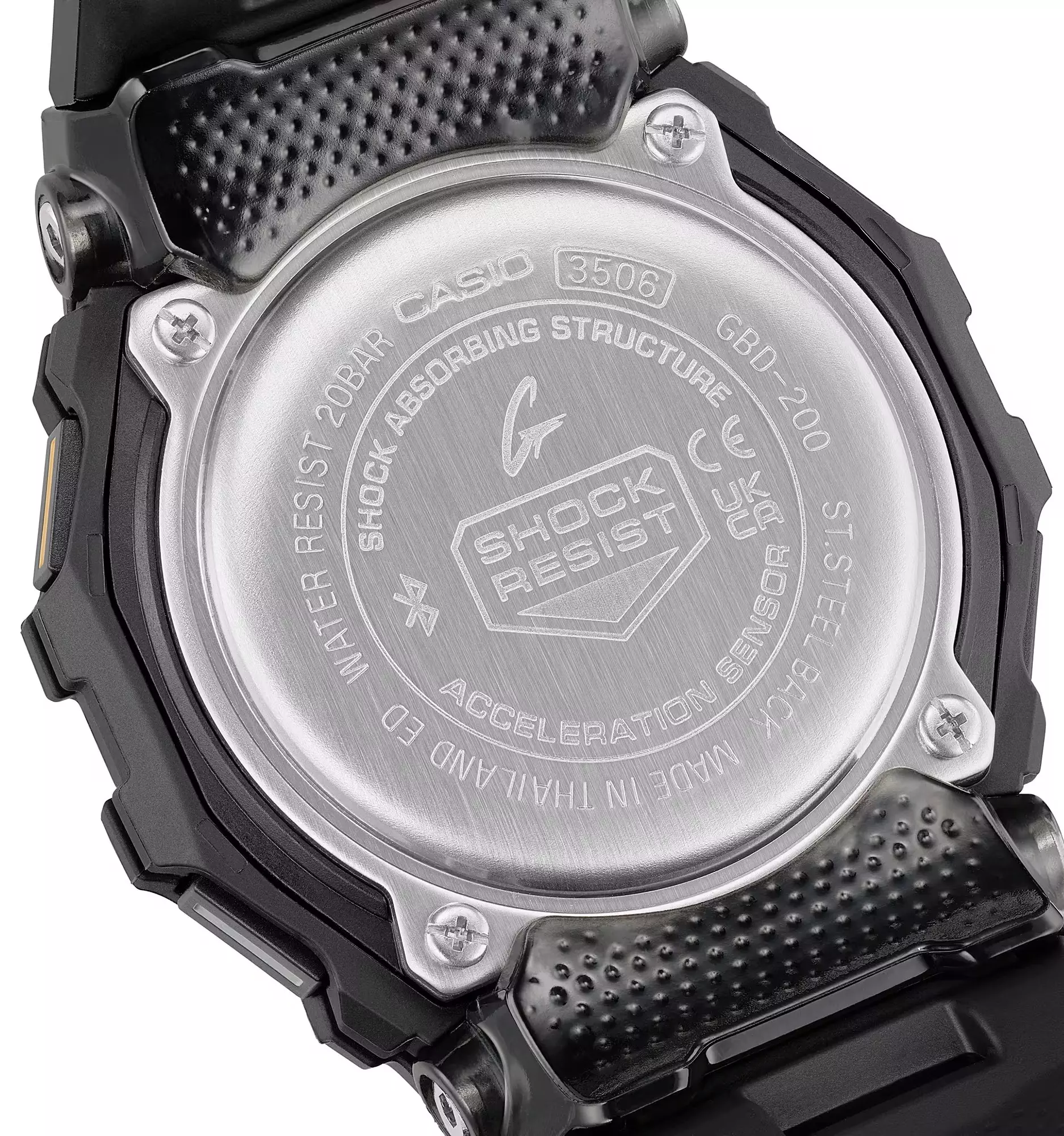 Casio G-Shock Digital GBD-200-1A1 Strava Version Strap Resin