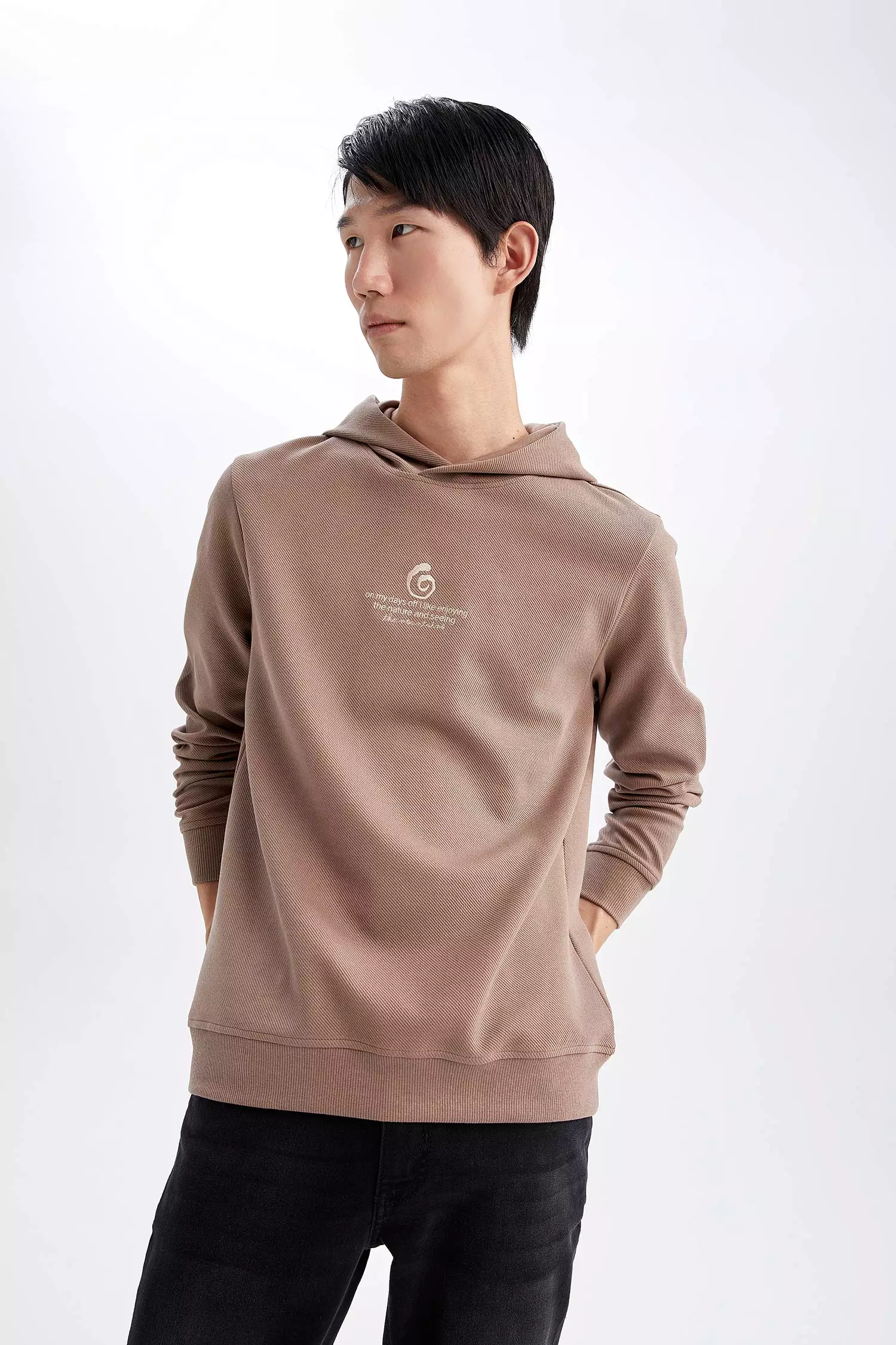 Buy DeFacto Slim Fit Long Sleeve Sweatshirt Online