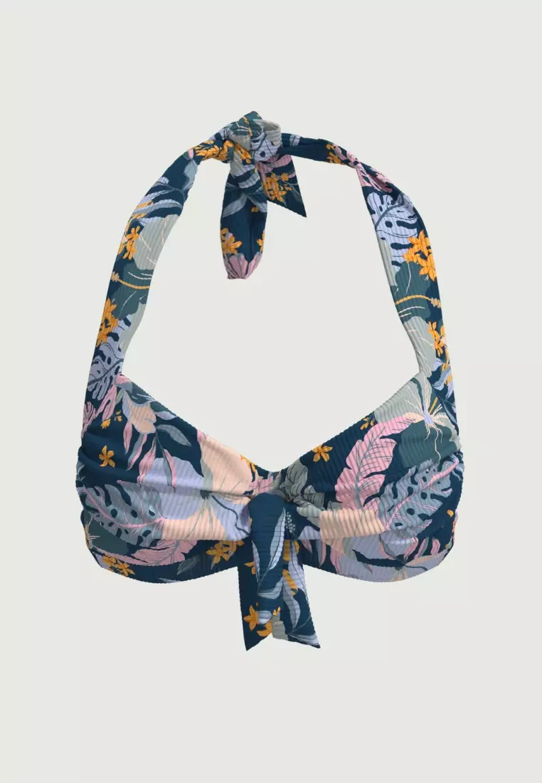 Daydream Moonstone Tie Front Halter Top