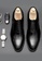 Twenty Eight Shoes black VANSA Leather Toe Cap Oxford Shoes VSM-F053 54BF0SH646EB3EGS_3