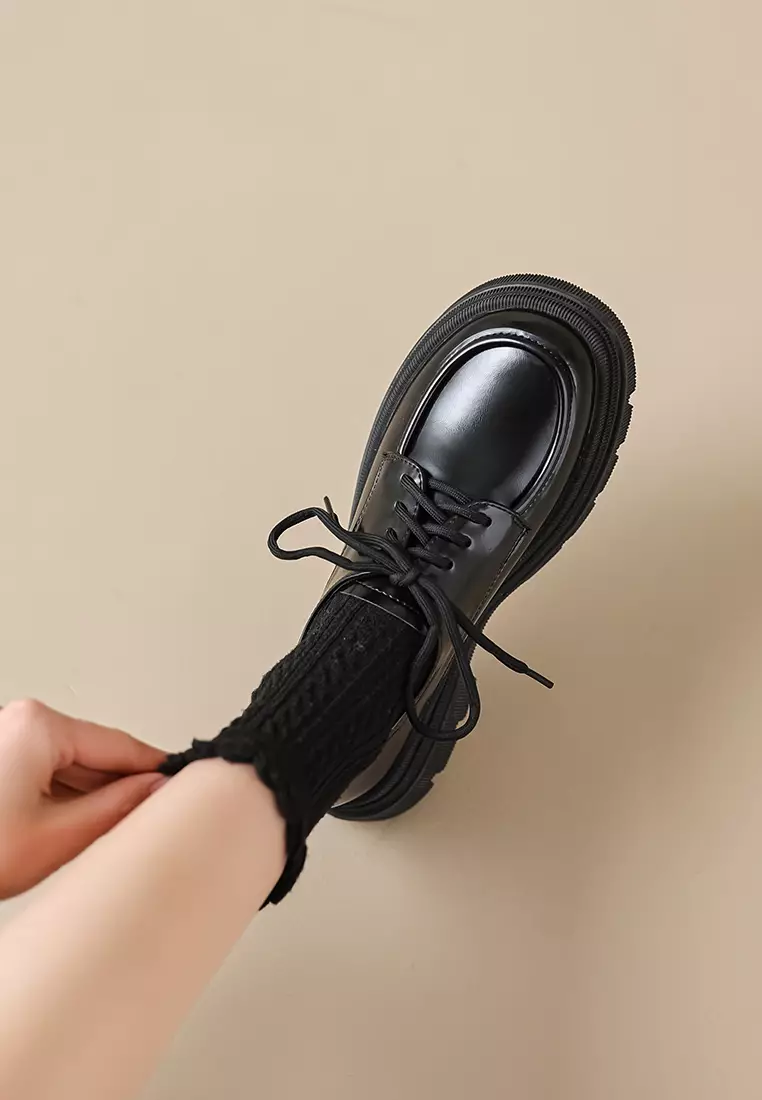 復古厚底德比鞋 WW805-1