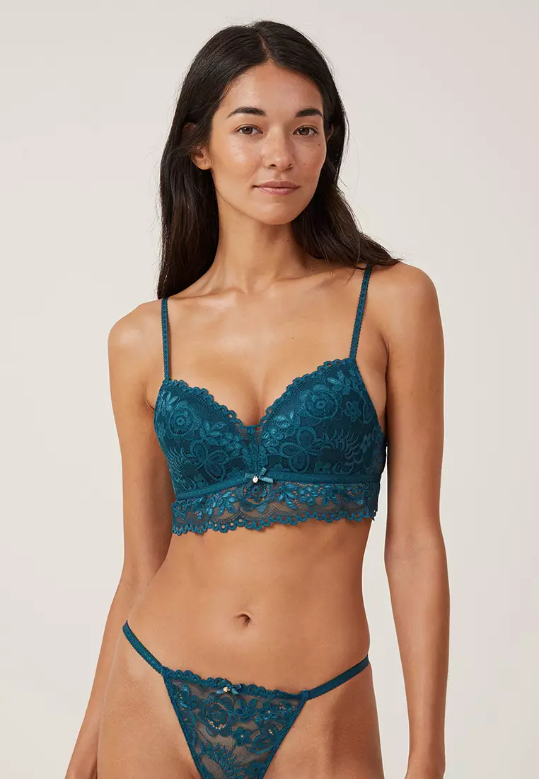 Buy Cotton On Body Enchanted Butterfly Lace Wirefree Lift Bra 2024 Online