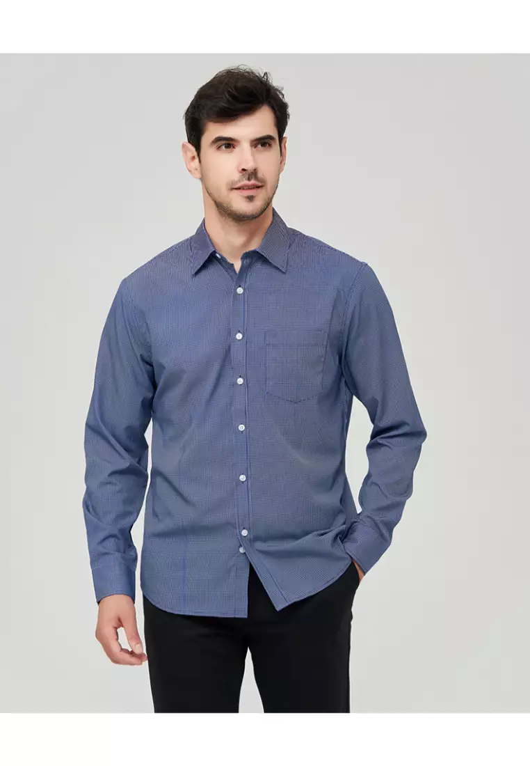 Long sleeve shirt business casual on sale