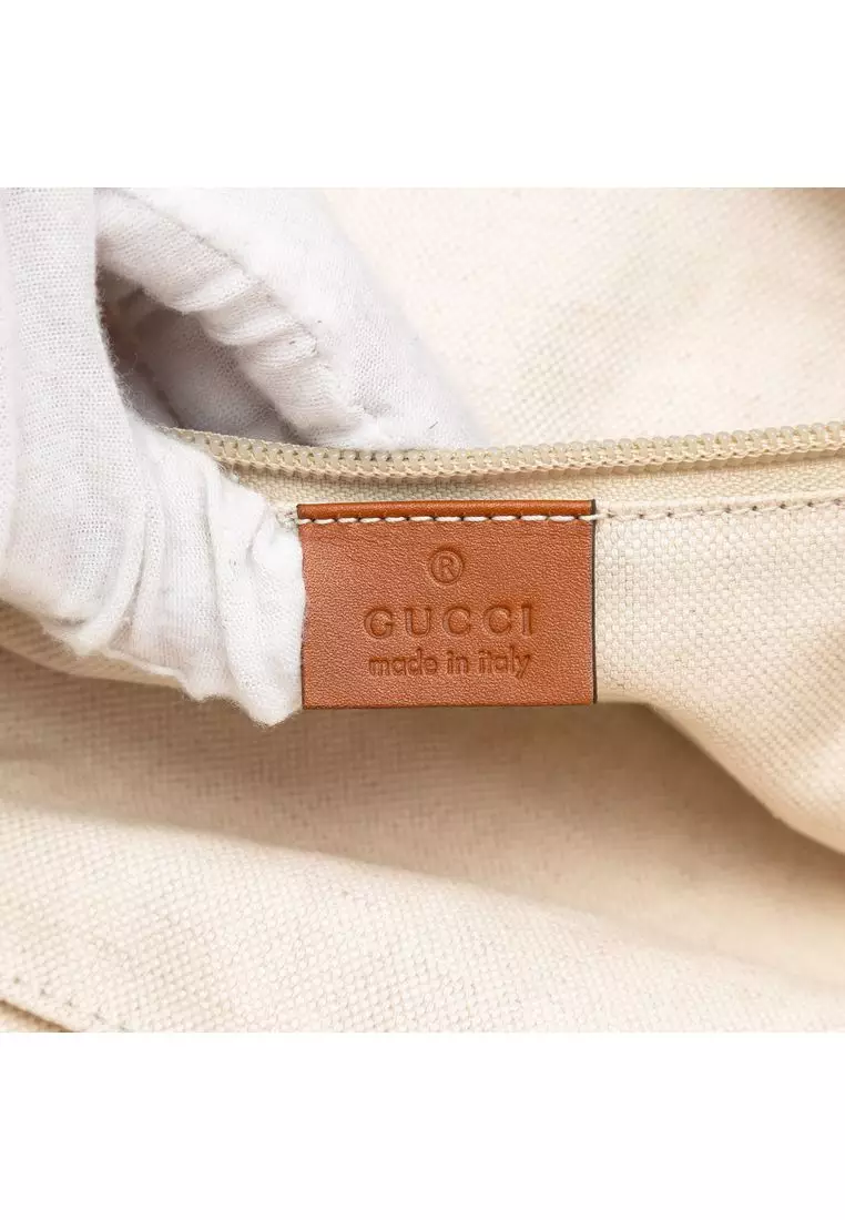 Pre-Loved Gucci Gg Nylon Tote