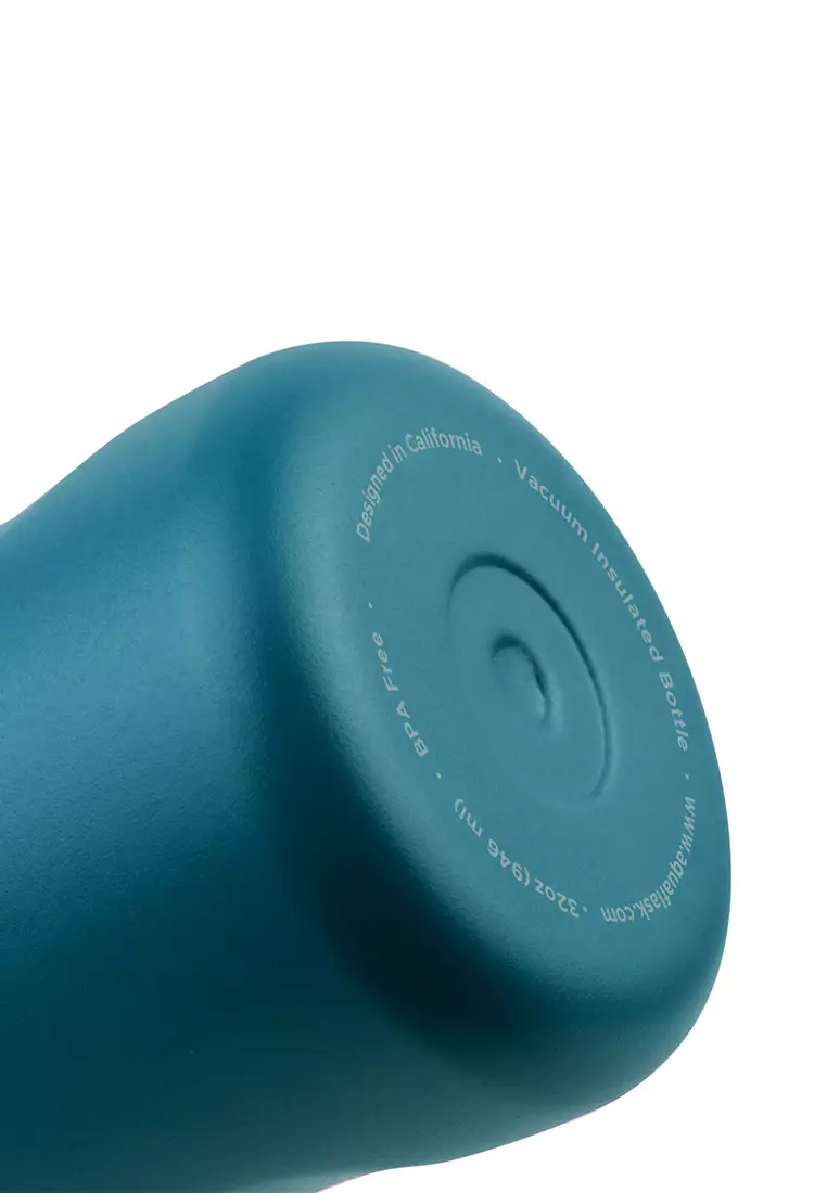 32oz Atlantic Blue New Sports Lid Bottle Wide Mouth Vacuum Insulated Stainless Steel Drinking Water Bottle