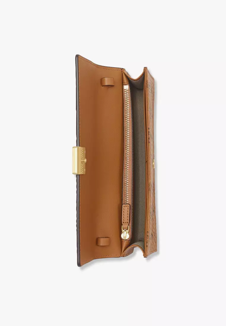 Aren Crossbody Wallet in Visetos