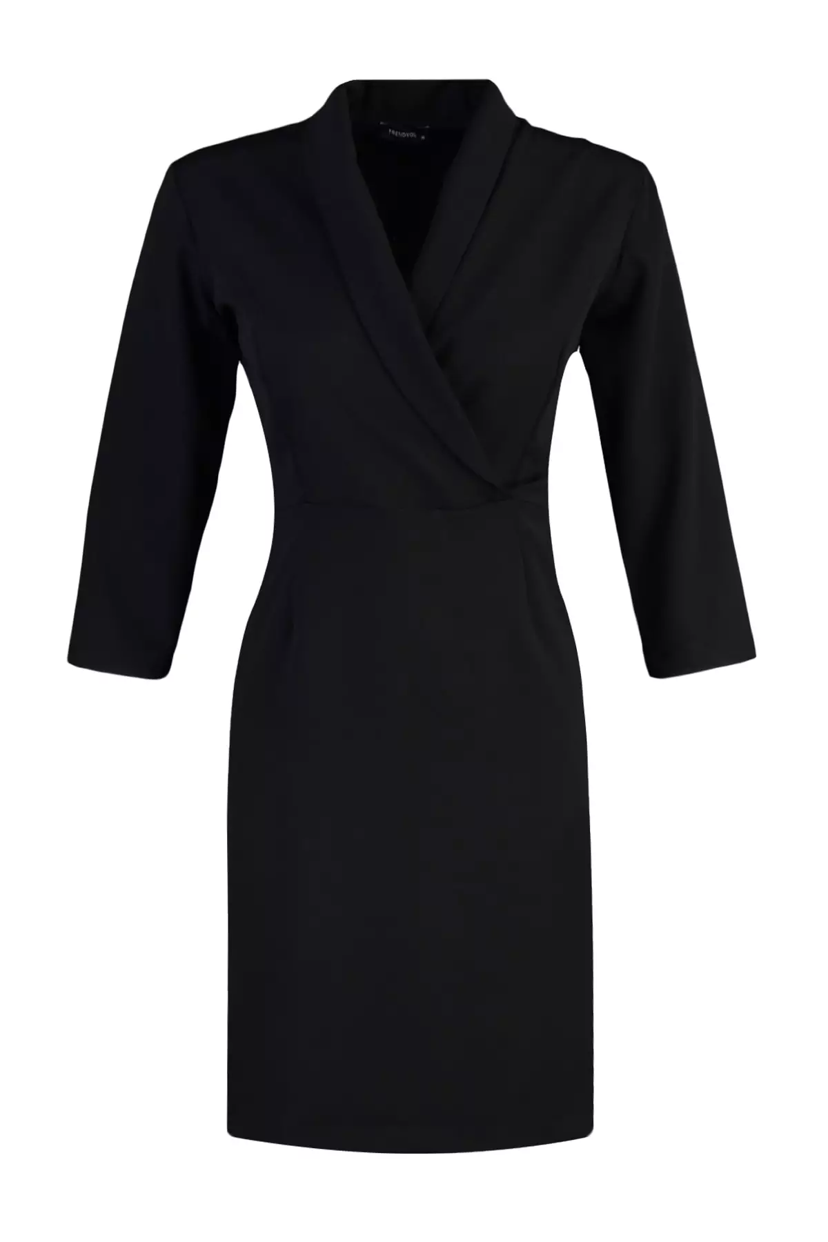 Mini Woven Jacket Collar Dress