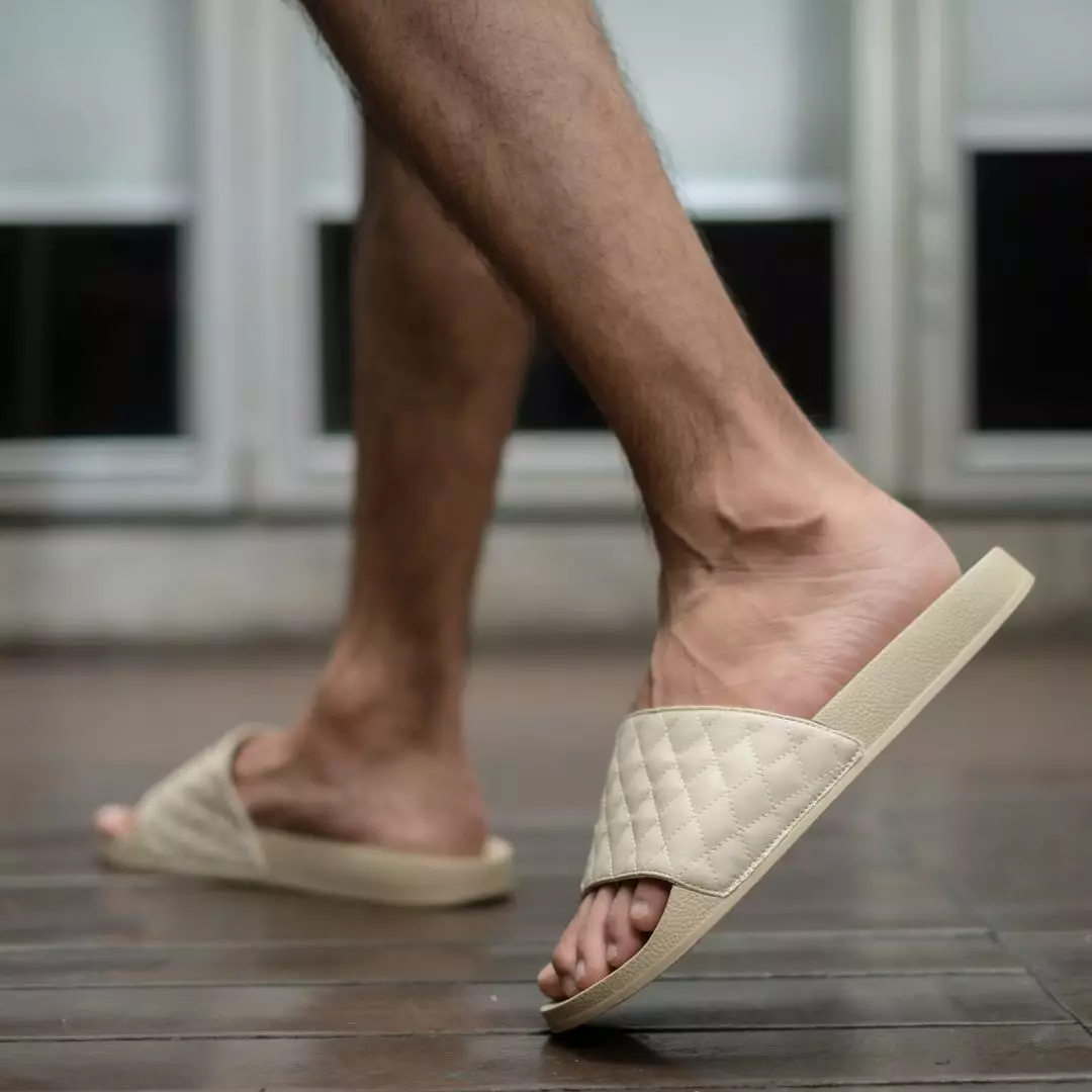 Cogen Sandal Pria Sendal Slide Slipper Selop Sandals Original Creme Series - Creme