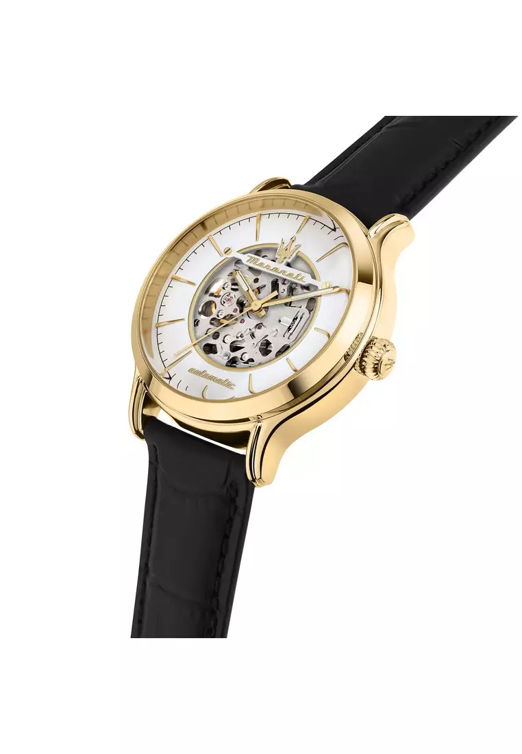 【2 Years Warranty】Maserati Epoca 42mm Men's Automatic Watch R8821118011 With Luminous Hands