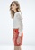 iROO white White Knit Top With Lace Sleeves 41FD3AAB4DE9D5GS_3
