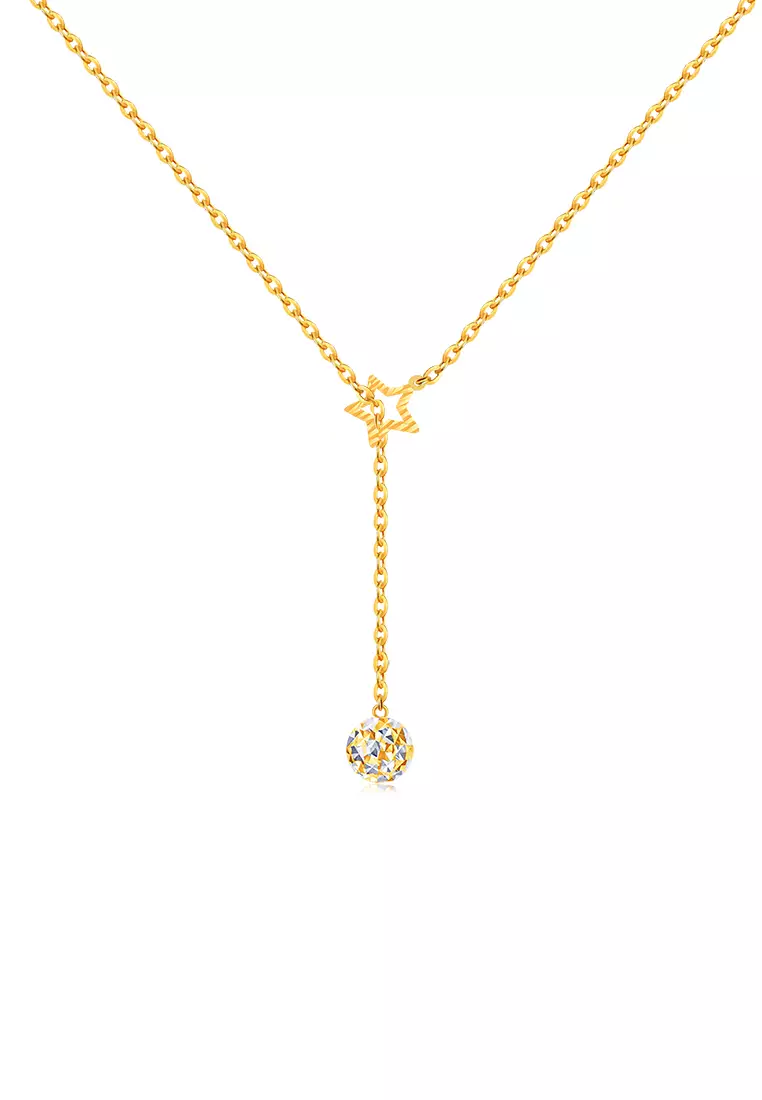 Buy MJ Jewellery 5G Gold Collection 916/22K Star Sphere Y-Shape