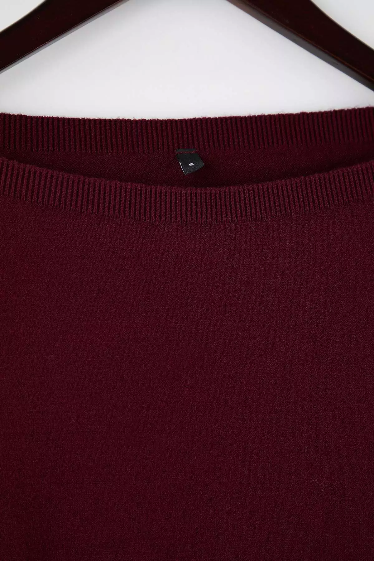 Special Collection Burgundy Premium Yarn/Special Yarn Trend Knitwear Sweater Twoaw26Kz00159