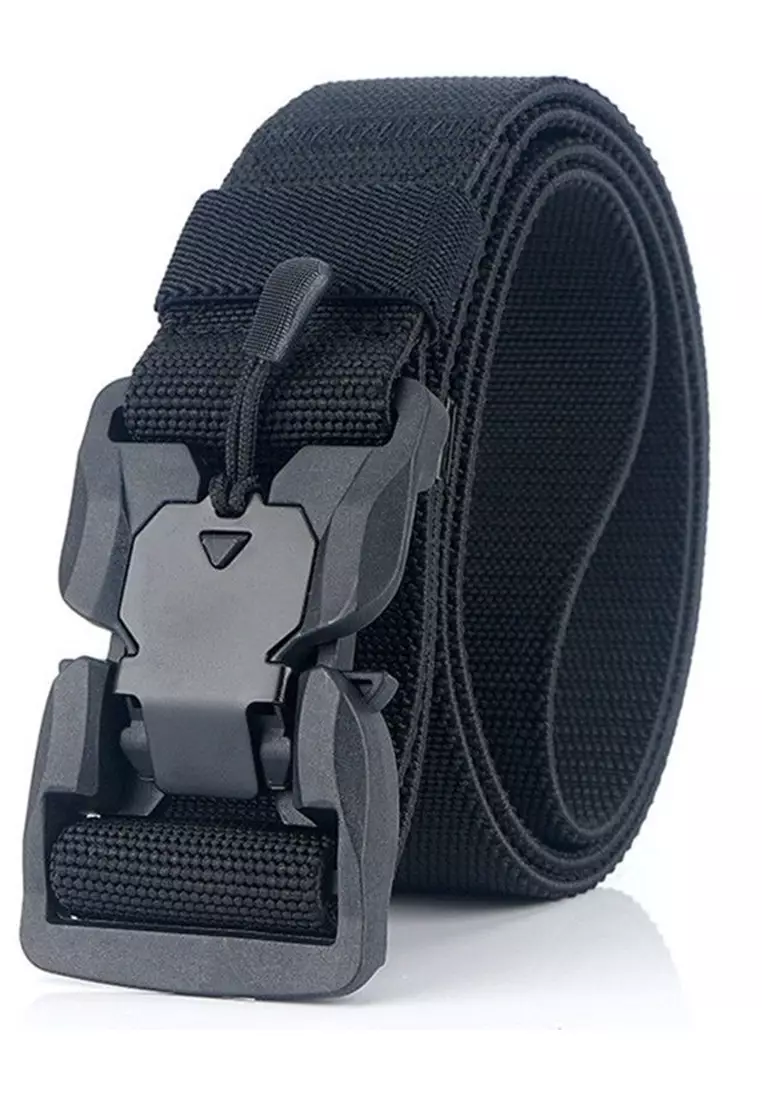 Jhoseph Tali Ikat Pinggang Pria Military Tactical Fast Unlocking Buckle Material Canvas ORIGINAL - Black