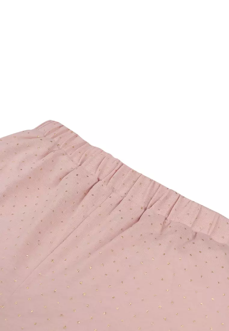 Girls Juliet Shorts Stars In Rose With Side Ties