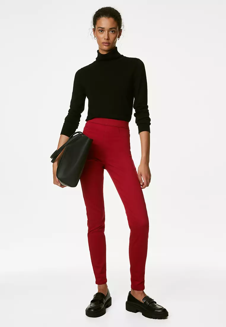 Red jeggings marks and spencer online