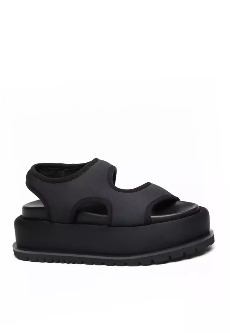 Discount on Twenty Eight Shoes  shoes - SKU: VANSA Lightweight Stretch Fabric Platform Sandals VSW-S1F