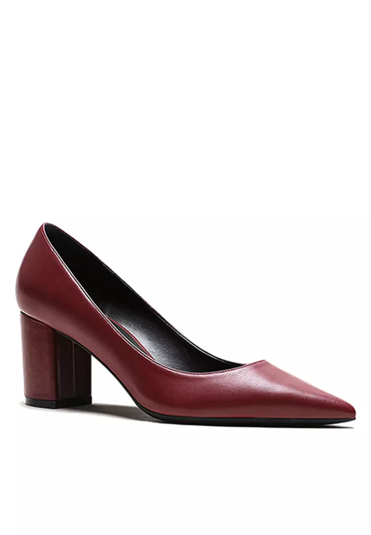 6CM Uniform Pointed High Heel Shoes HZL261