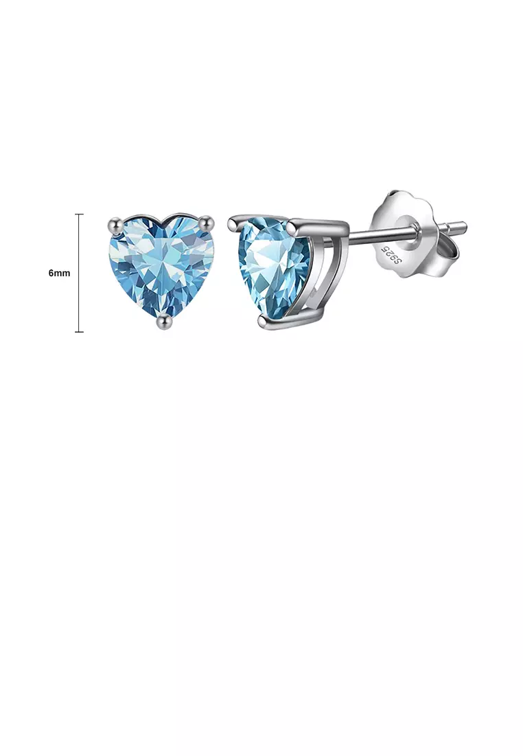 March birthstone stud earrings top