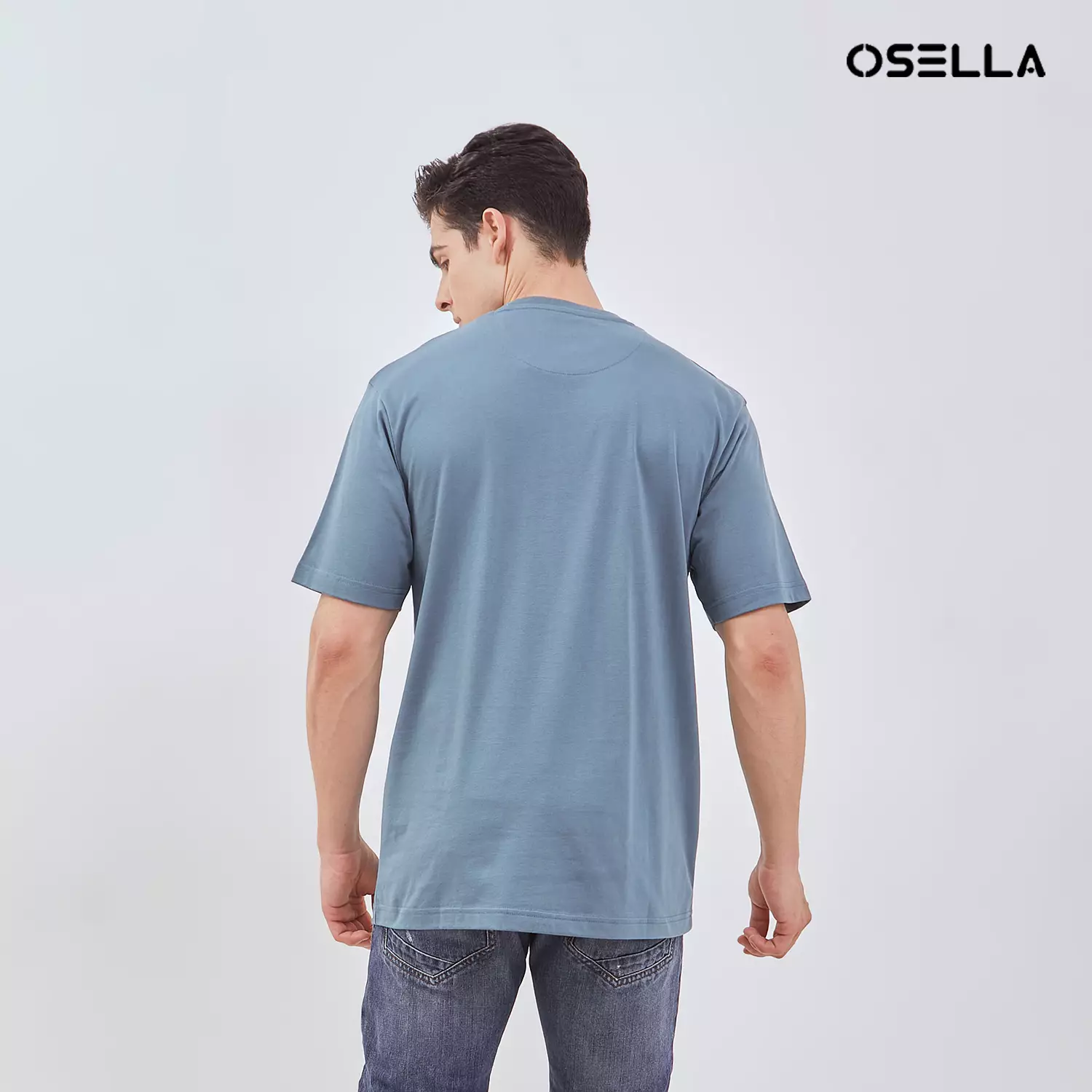 Osella Basic Reguler Fit T-Shirt 3072500360 | Atasan Kaos Basic Lengan Pendek Laki Laki