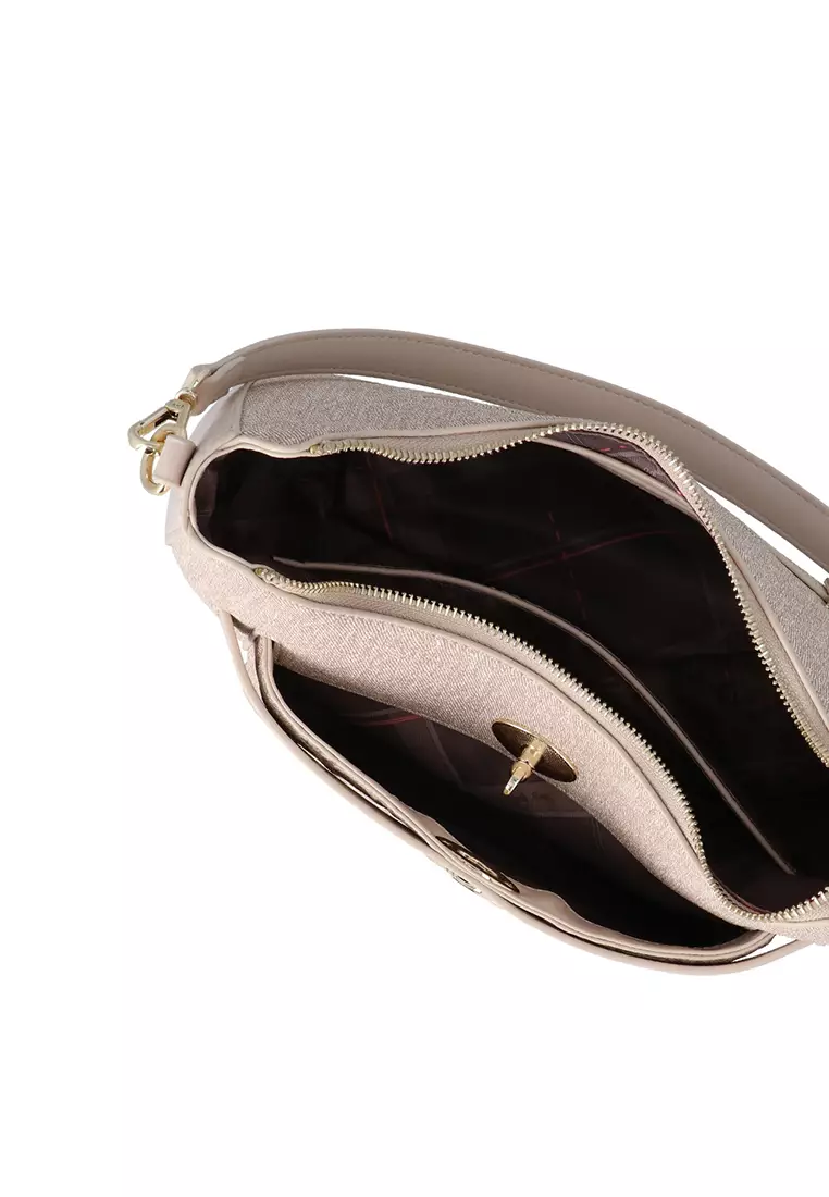 CR Amelia 2-Way Shoulder Bag - Nude