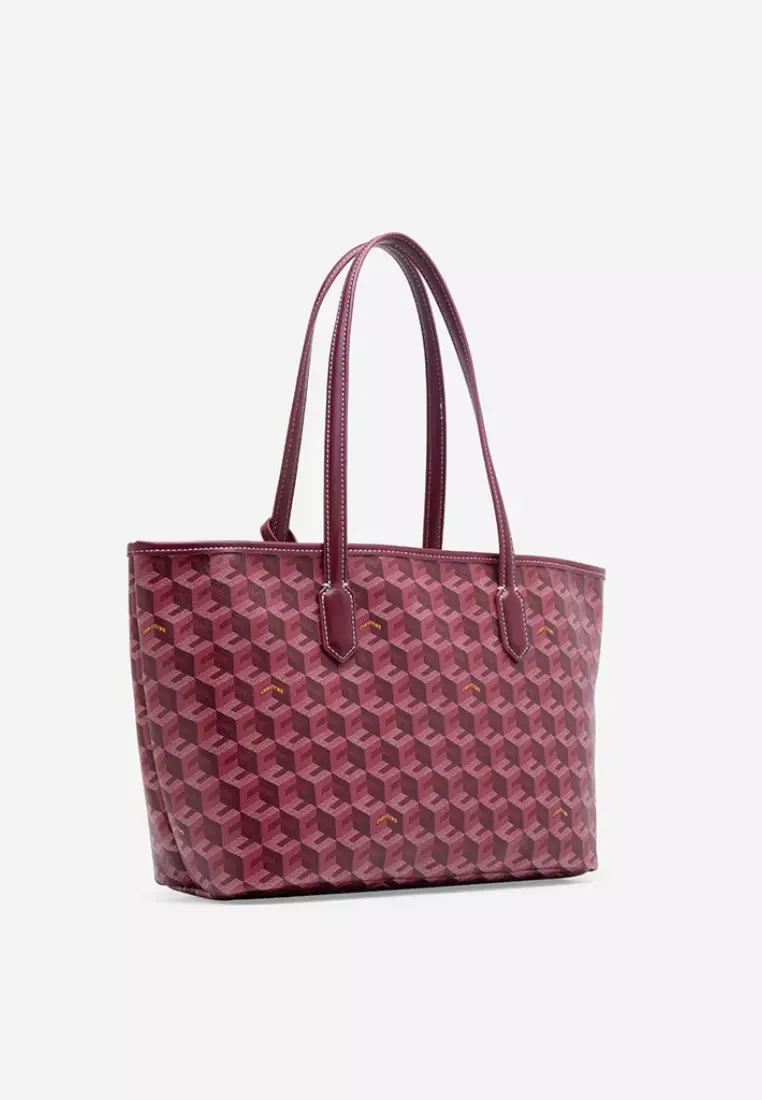 Russo Medium Tote Bag Burgundy