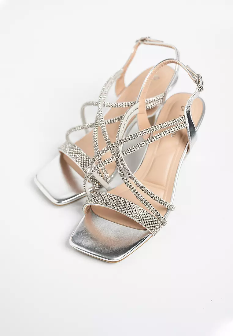 Yvan Cross Slingback Heels
