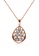 Alfredulla multi Pinescent Rose Gold Crystal Necklace 0D2E8ACACC0703GS_1
