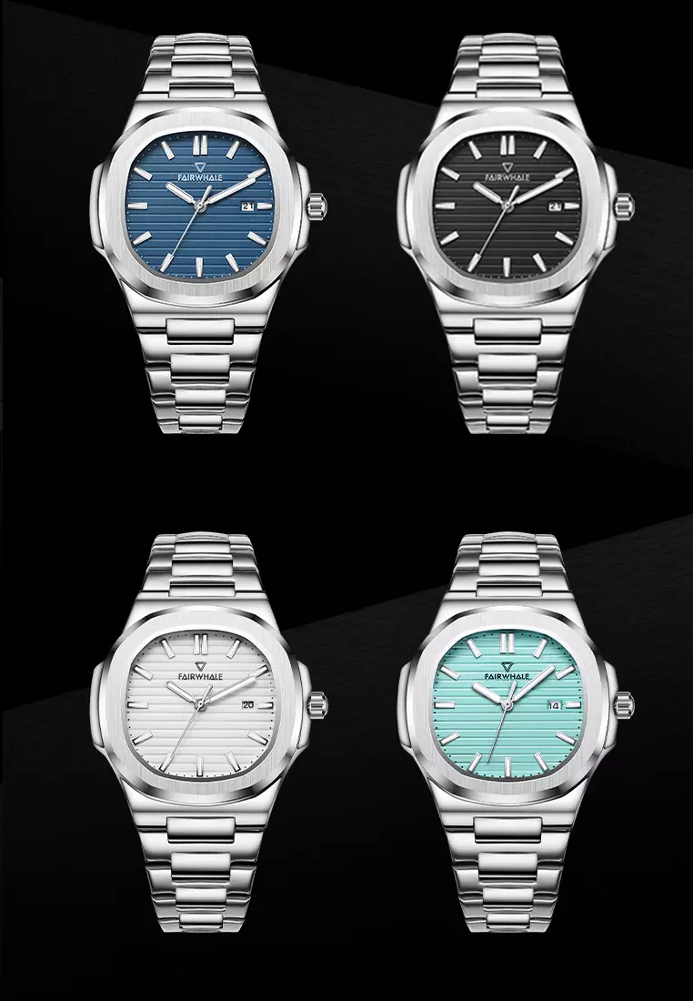 Unisex Quartz Watch, 39mm, Black Dial, Metal Bracelet