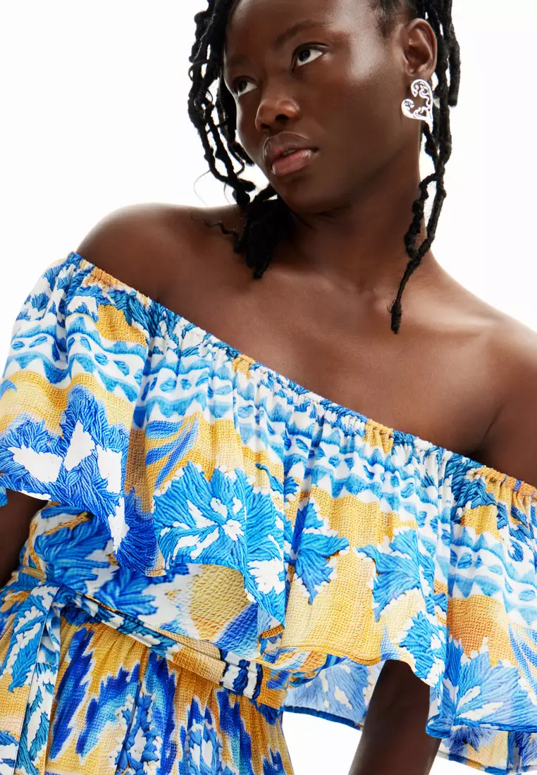 Buy Desigual Stella Jean long arty dress 2026 Online | ZALORA