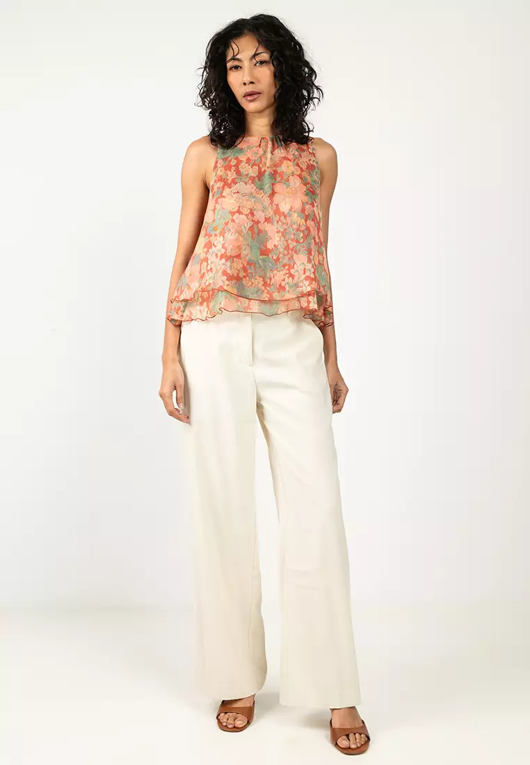 Floral Sleeveless Top