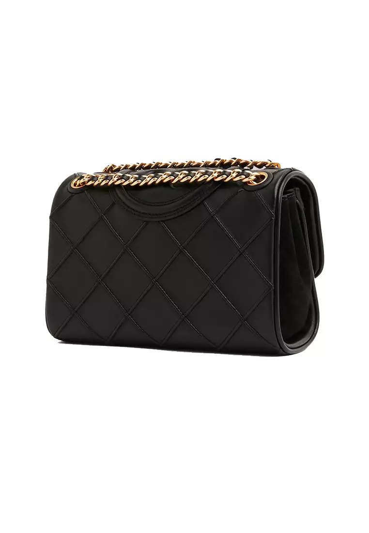 Small Fleming Soft Convertible Shoulder Bag Black 139060