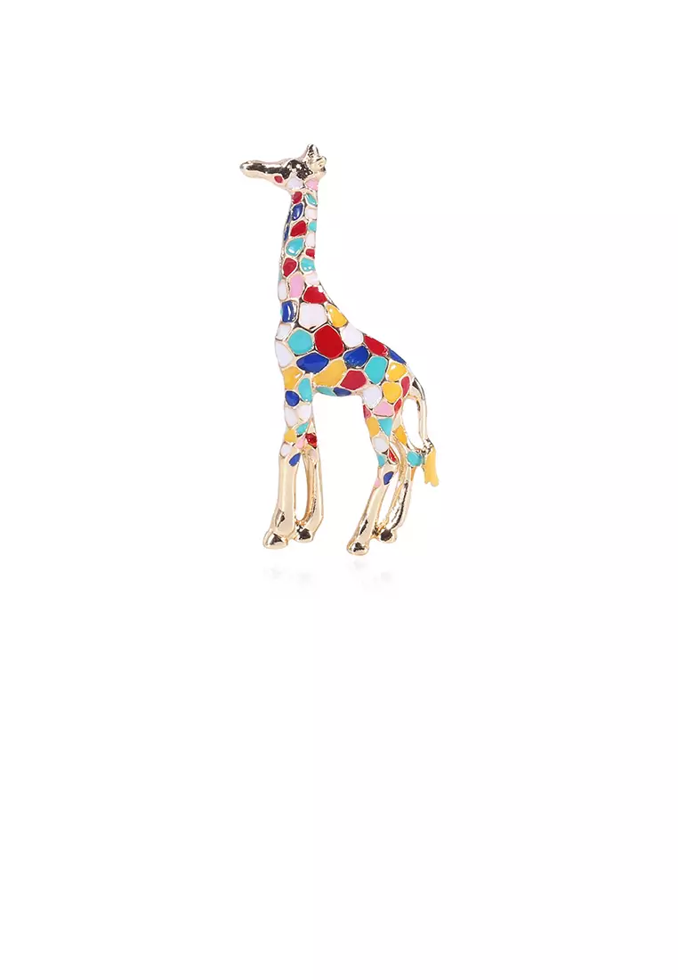 Giraffe brooch sale