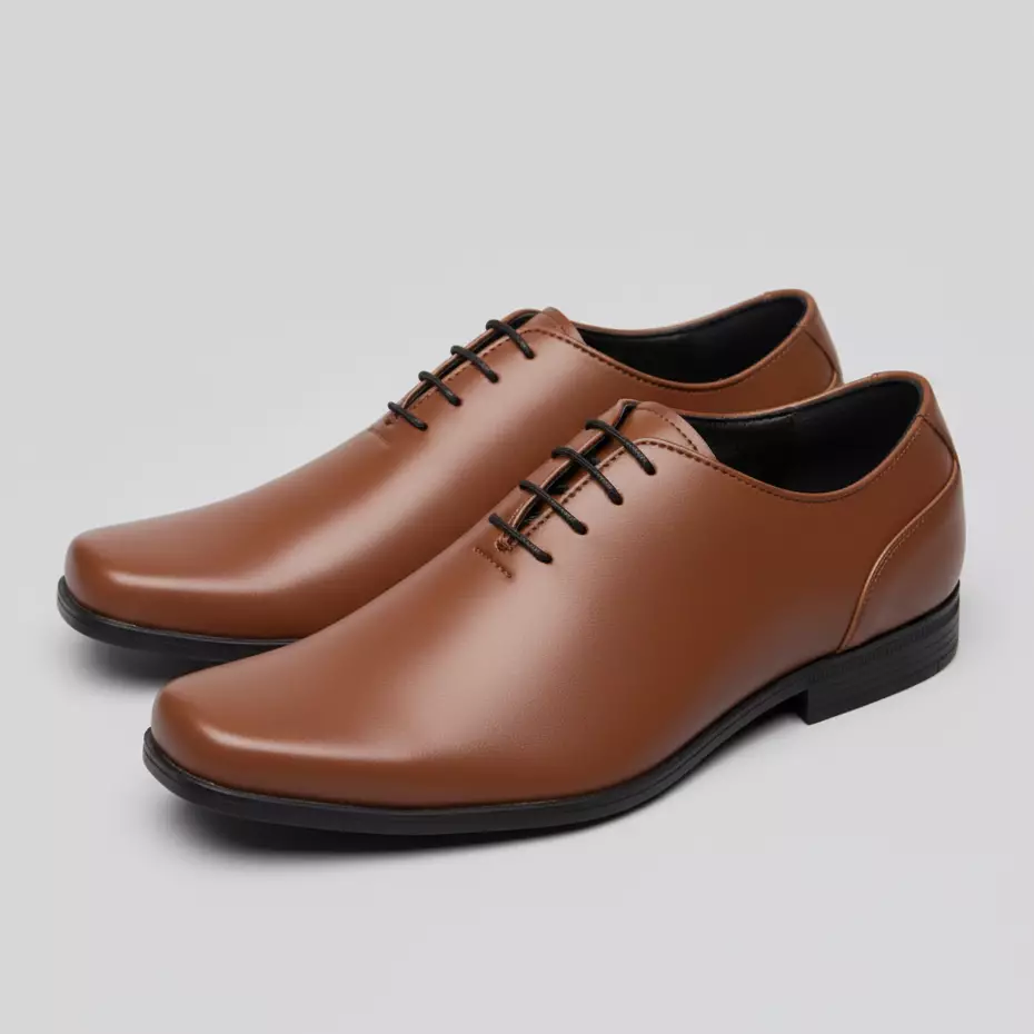 PAULMAY - Sepatu Formal Kerja Pria Venesia 24 - Oxford Light Brown