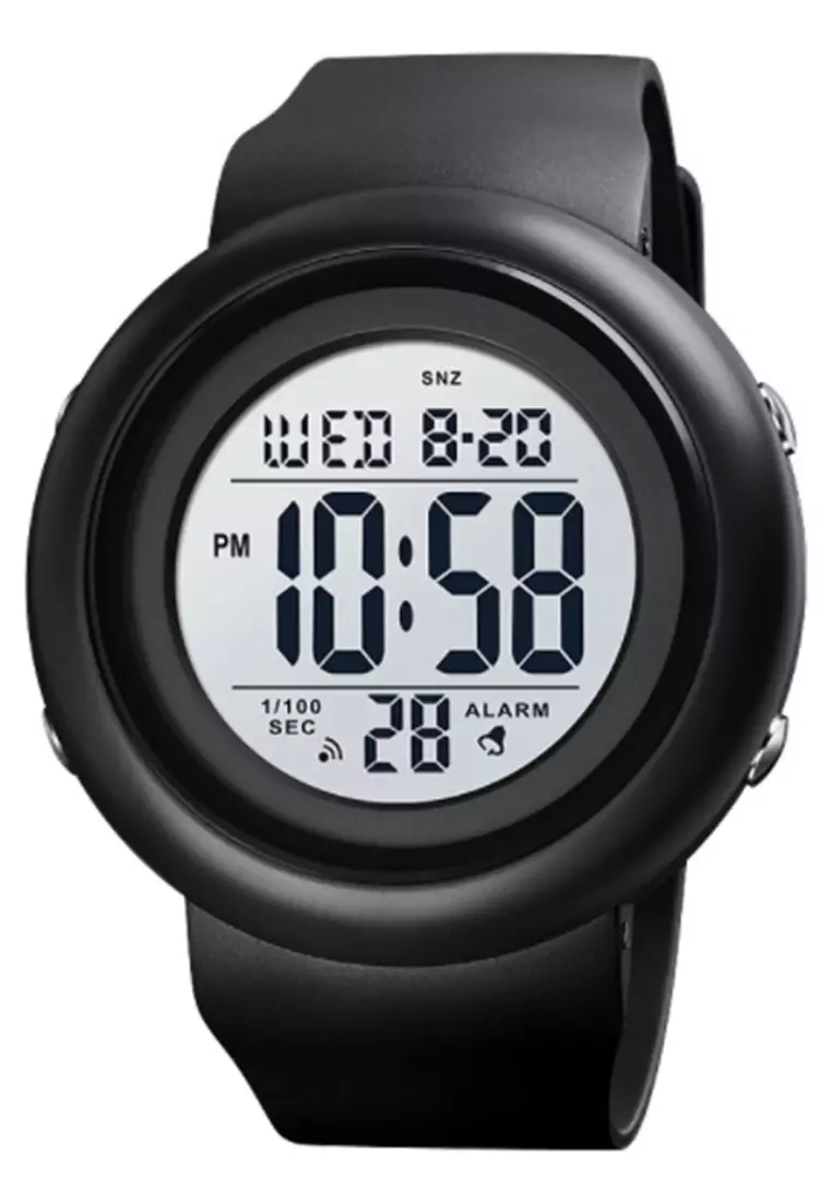 Jam Tangan Digital Pria Waterproof Many Function Strap Tali Material PU Silicone BY47 ORIGINAL